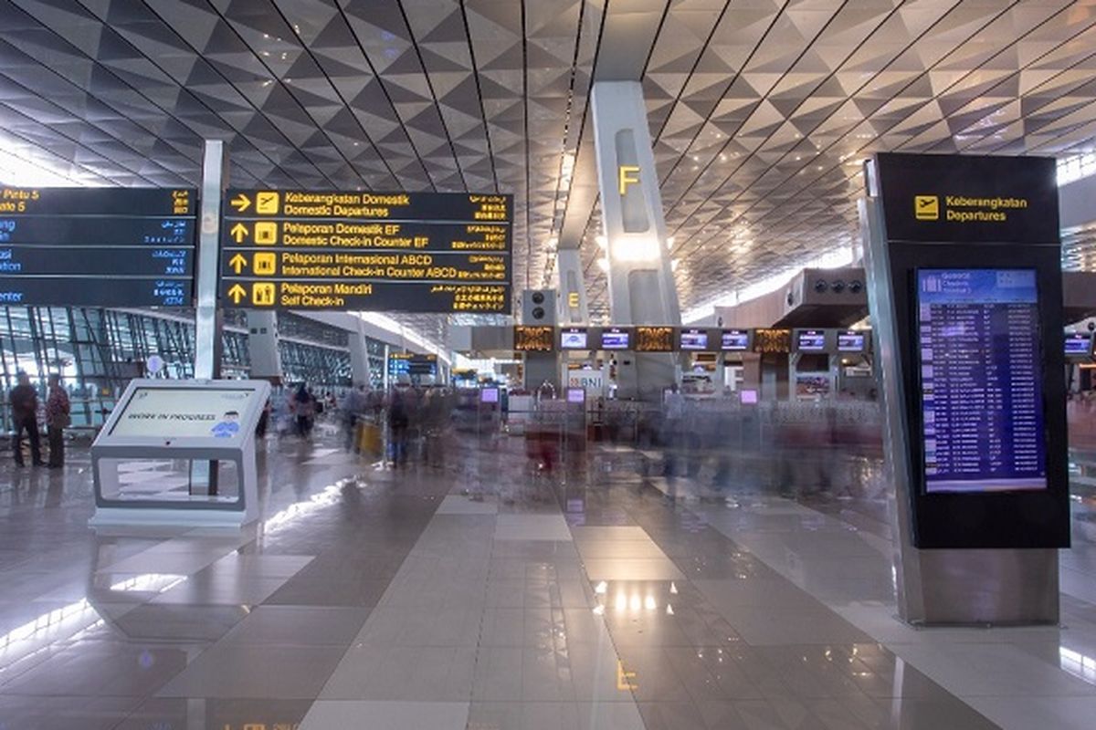 Suasana di Terminal 3 Ultimate Bandara Soekarno Hatta