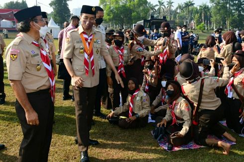 Jokowi Apresiasi Pelaksanaan Jambore Nasional XI Tahun 2022 yang Kenalkan Teknologi Digital