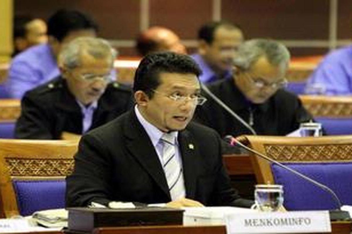 Menteri Komunikasi dan Informatika Tifatul Sembiring 