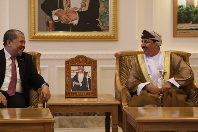 Fahri Hamzah saat melakukan pertemuan dengan Ministry of Manpower Oman, Shaikh Abdullah bin Nasser bin Abdullah Al Bakri, di Muscat pada Selasa (3/9/2019) lalu.
