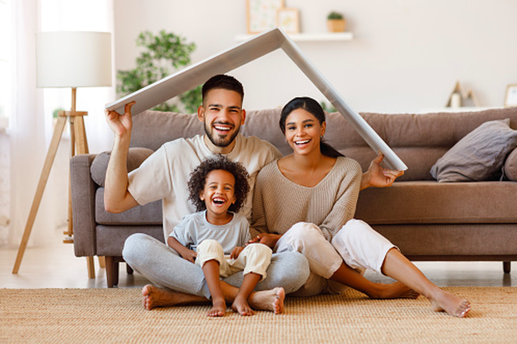 Ilustrasi dekorasi ruangan untuk menyambut lebaran