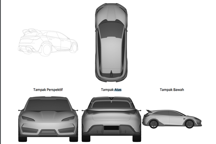 BYD diketahui kembali mendaftarkan paten desain mobil baru di Indonesia. Mobil tersebut mirip dengan Ocean-M Concept yang sempat dipamerkan beberapa waktu lalu. 