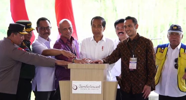 Jokowi "Groundbreaking" Pembangunan Hotel Keenam di IKN