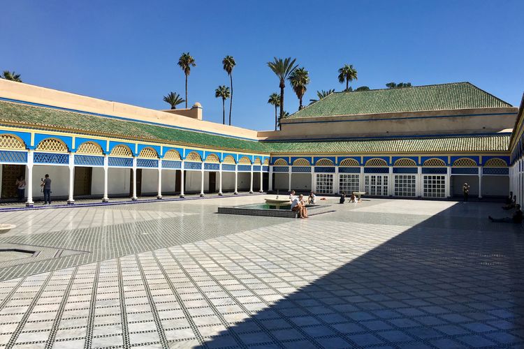  Istana Bahia di Kota Marrakesh, Maroko