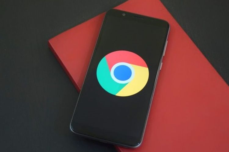 Ilustrasi Chrome versi Android