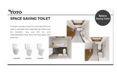 TOTO Tawarkan Toilet Minimalis untuk Kamar Mandi Sempit