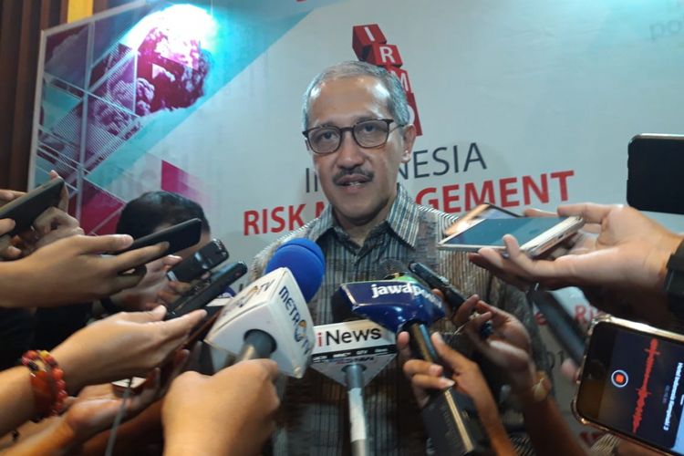 Deputi Gubernur Bank Indonesia (BI) Dody Budi Waluyo ketika ditemui awak media di Jakarta, Selasa (6/11/2018).