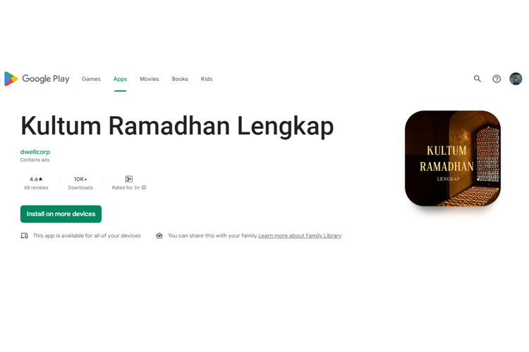 Aplikasi kultum ramadhan lengkap