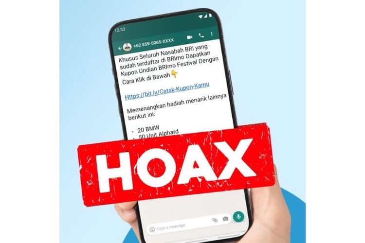 BRI mengimbau masyarakat untuk lebih waspada terhadap maraknya modus penipuan digital, seperti phishing atau penipuan menggunakan tautan palsu. 