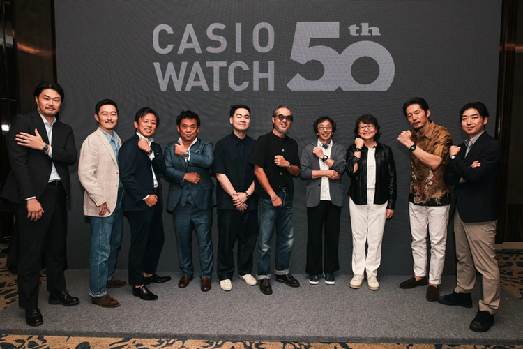 Perayaan hari ulang tahun (HUT) ke-50 Casio yang mengusung tema "Going Beyond Time". 