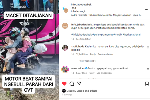 Video Motor Honda Beat Ngebul di Tanjakan