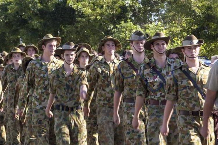 Ilustrasi tentara Australia.