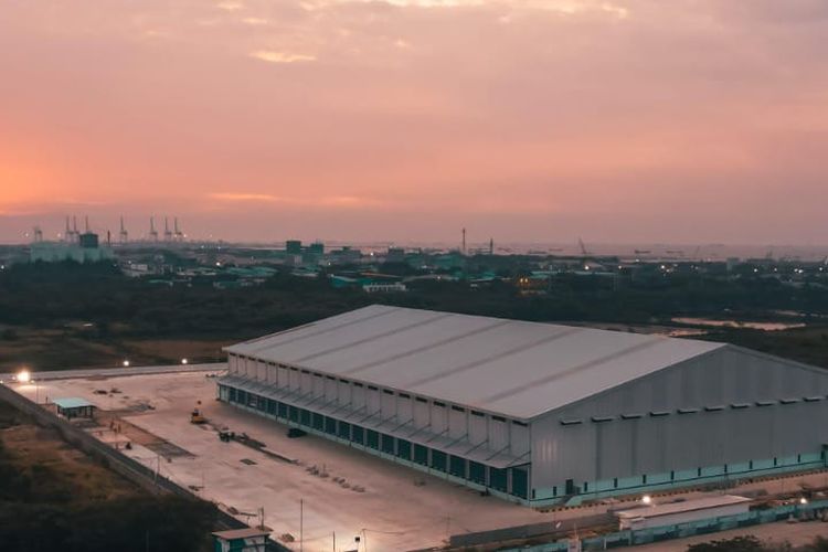 Ilustrasi kawasan industri yang dikelola holding BUMN Danareksa.