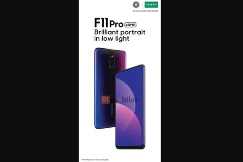 Oppo F11 Pro Dipastikan Punya Kamera 48 Megapiksel