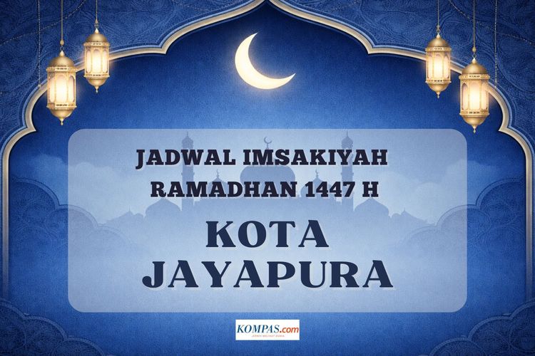 Jadwal imsakiyah Ramadhan 2026 Kota Jayapura lengkap dari tanggal 1 - 30 Ramadhan 1447 H.