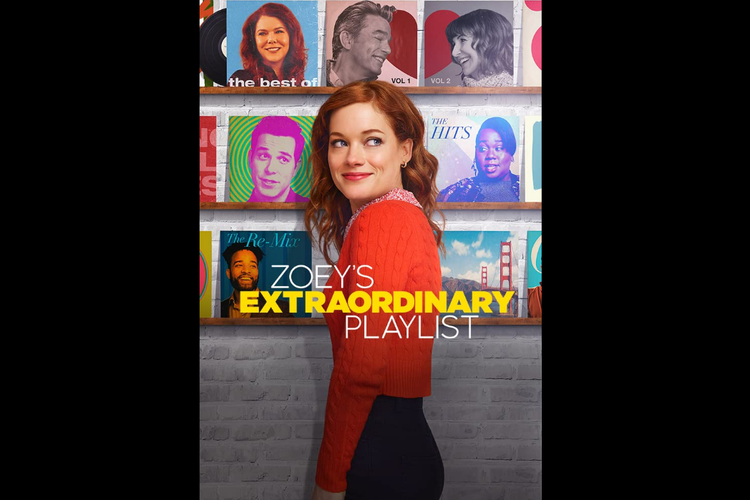 Jane Levy dalam serial komedi musikal Zoeys Extraordinary Playlist (2020).