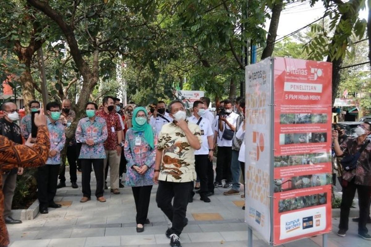 Peresmian Ruang Terbuka Publik Itenas, Rabu (11/5/2022) 