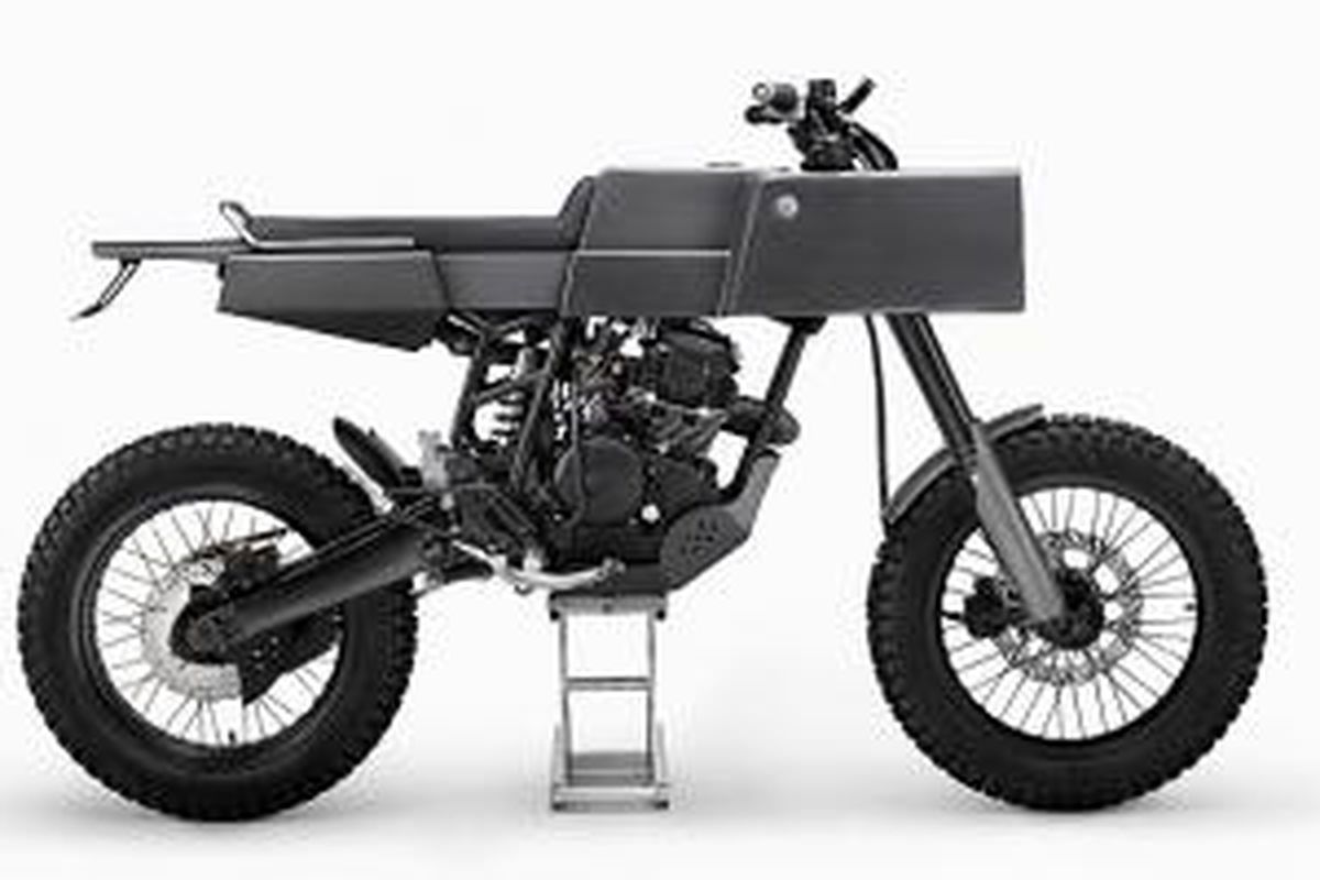 Modifikasi Yamaha Scorpio dari Thrive Motorcycles, Jakarta.