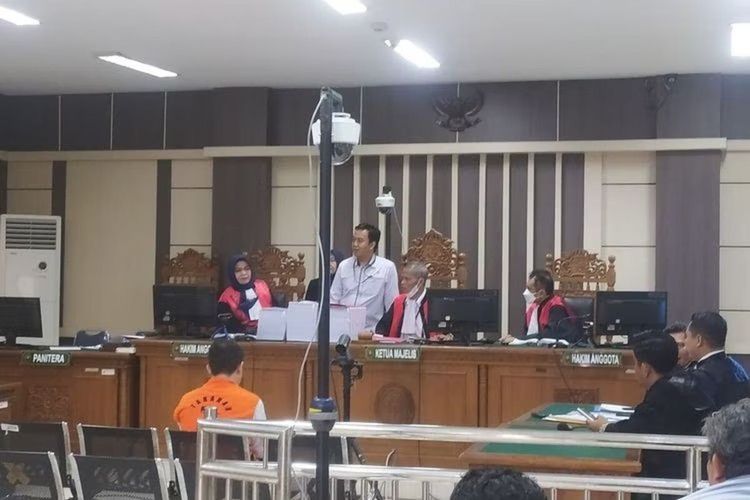 Sidang dugaan kasus suap Direktorat Jenderal Perkeretaapian (DJKA) Kementerian Perhubungan di Pengadilan Tipikor Semarang, Jawa Tengah.