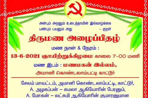 Undangan Pernikahan Sosialisme Viral, Komunisme dan Leninisme Bakal Hadir