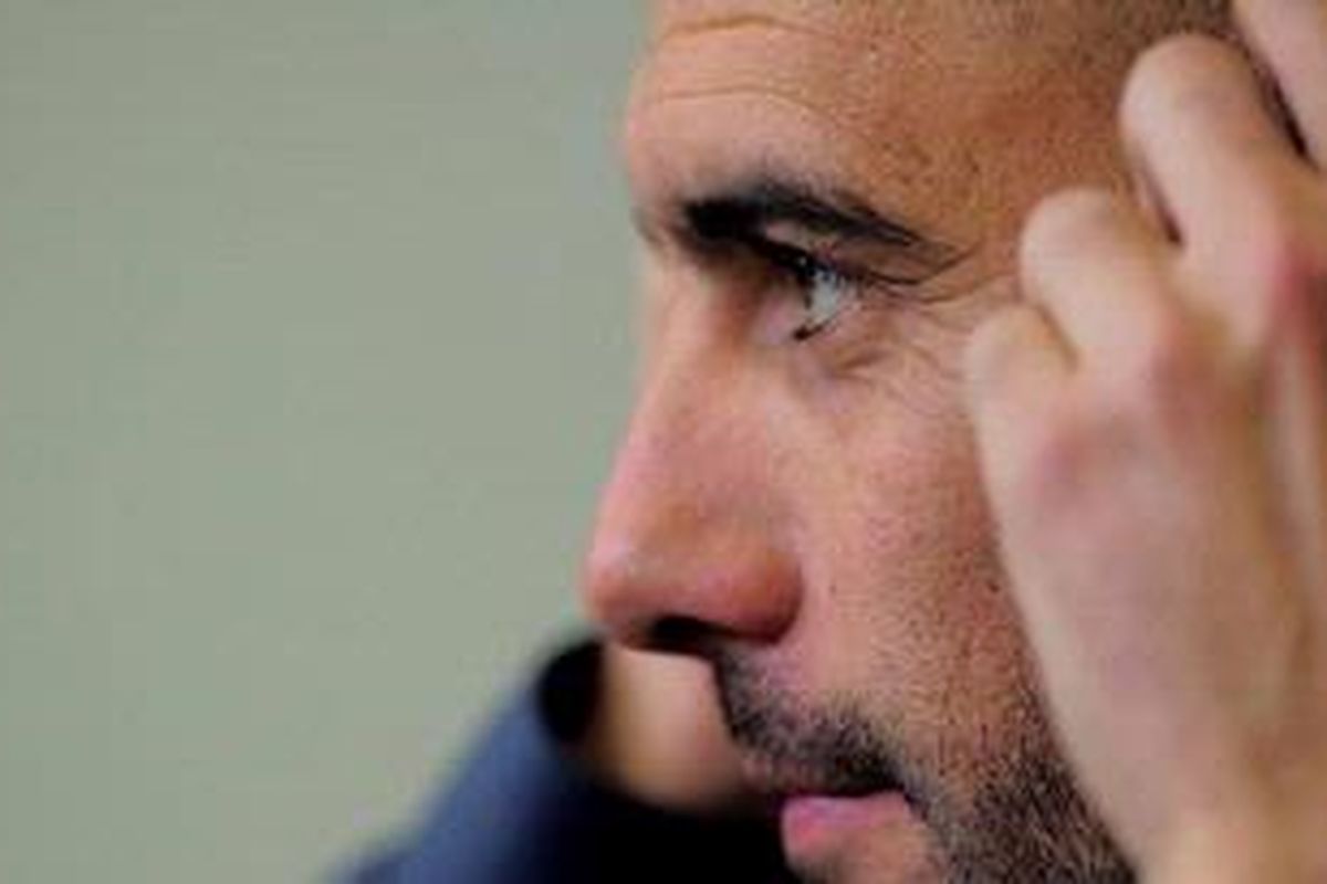Pelatih Barcelona, Josep Guardiola.