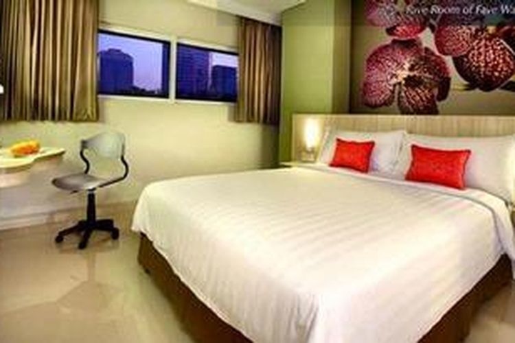 Kamar hotel di Fave Hotel Wahid Hasyim