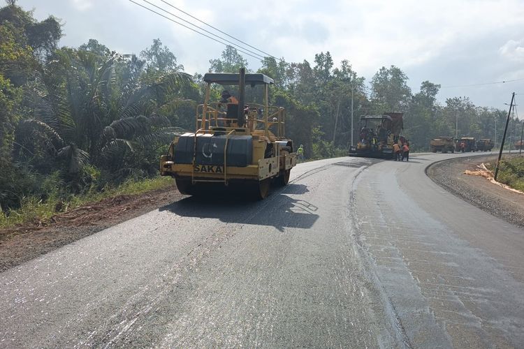 Rekonstruksi 11,8 KM Jalan Akses Kantor Gubernur Papua Selatan Dikebut