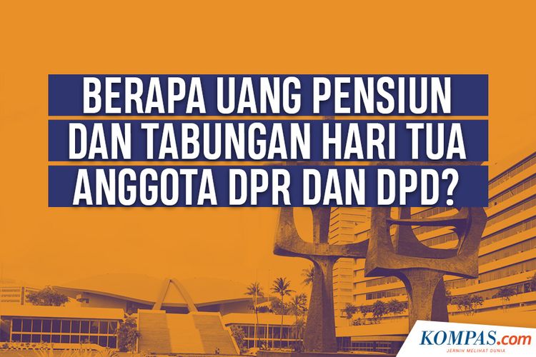 Berapa Uang Pensiun dan Tabungan Hari Tua Anggota DPR dan DPD RI?