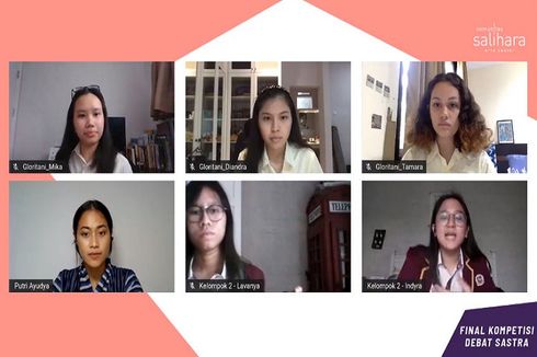 Komunitas Salihara Tantang Pelajar SMA Dalami Novel dan Memoar lewat Debat Sastra