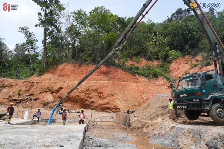Usai Tanggul Jebol, Alur Sungai Aek Sigala-gala Dibenahi