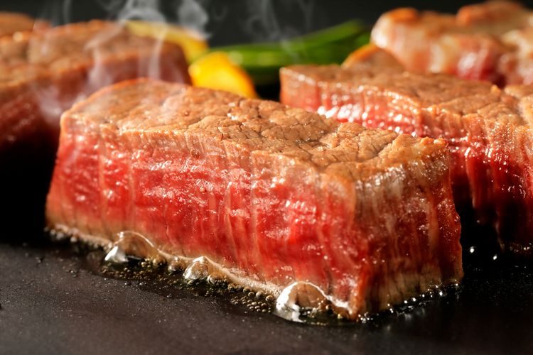 Ilustrasi steak wagyu.