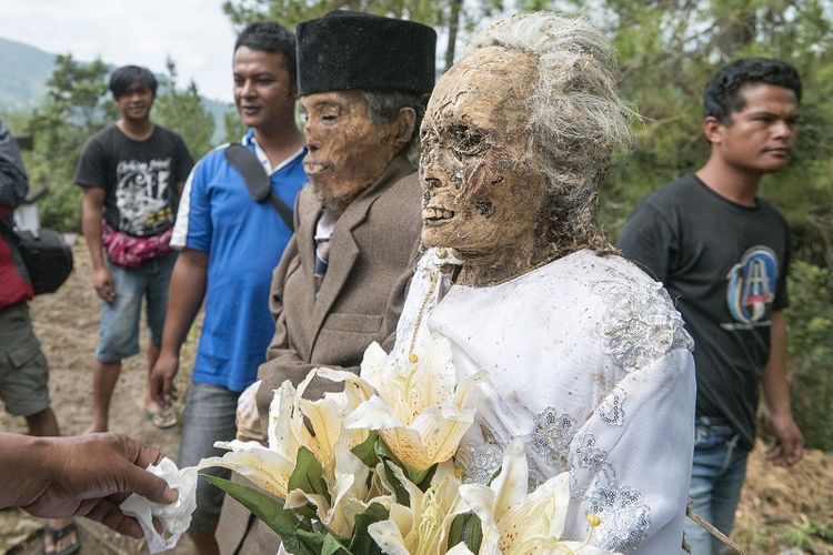 Jasad Suku Toraja yang didandani DOK. Shutterstock/Muslianshah Masrie