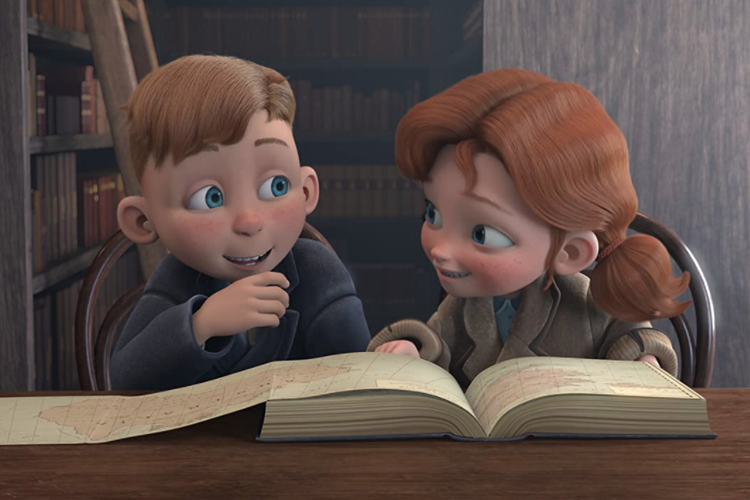 Gambar salah satu adegan dalam film animasi Angelas Christmas Wish (2020).