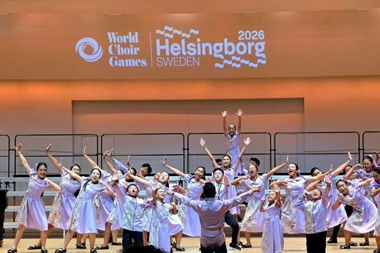 Paduan Suara Asal Klaten Vocalista Angels Juara Dunia di Swedia