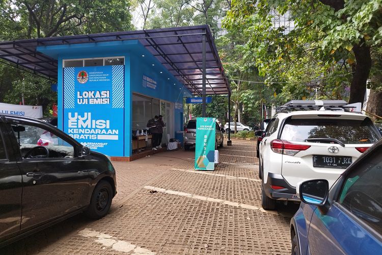 Titik lokasi uji emisi kendaraan