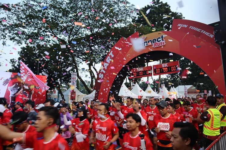  J&T Connect Run 2024 berlangsung dengan meriah. 