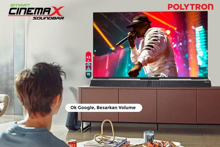 Polytron 4K UHD Smart Cinemax Soundbar Google TV 50 Inch PLD 50BUG5959.