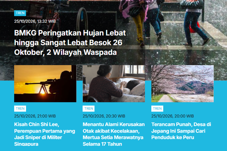 [POPULER TREN] Wilayah Hujan Lebat Hari Ini | Media Vietnam Soroti Como Milik Keluarga Hartono