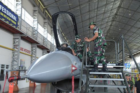 Skatek Lanud Iswahjudi Berhasil Upgrade 7 Pesawat F-16 Fighting Falcon TNI AU