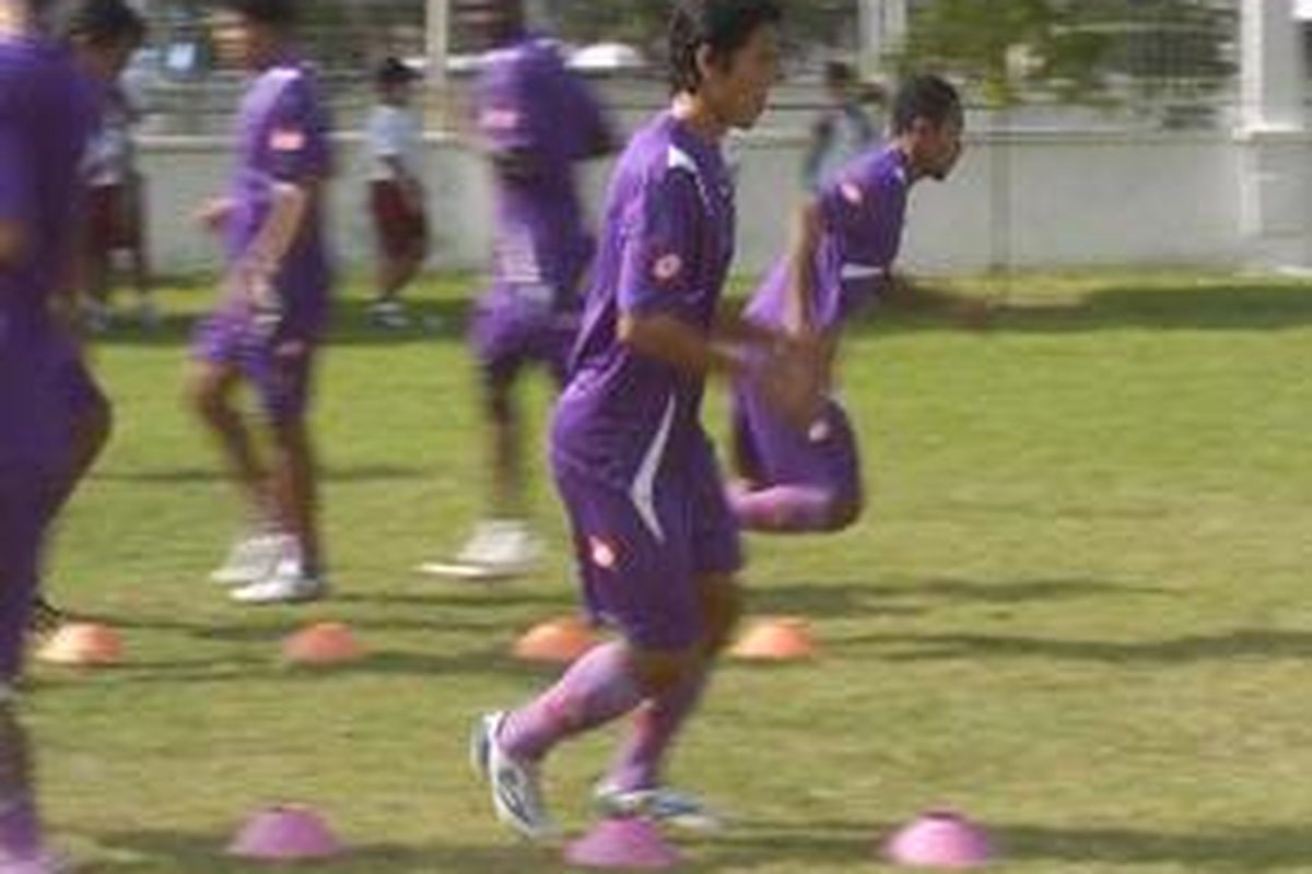 Pemain Persik ketika sedang berlatih