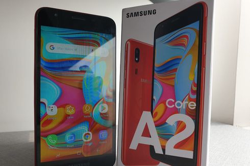 Begini Tampilan Samsung Galaxy A2 Core, Ponsel Android Go Rp 1 Jutaan