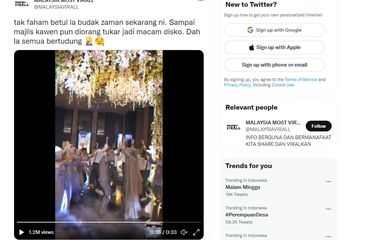 Viral di Malaysia, Joget-joget ala Pernikahan Indonesia Dikritik ...