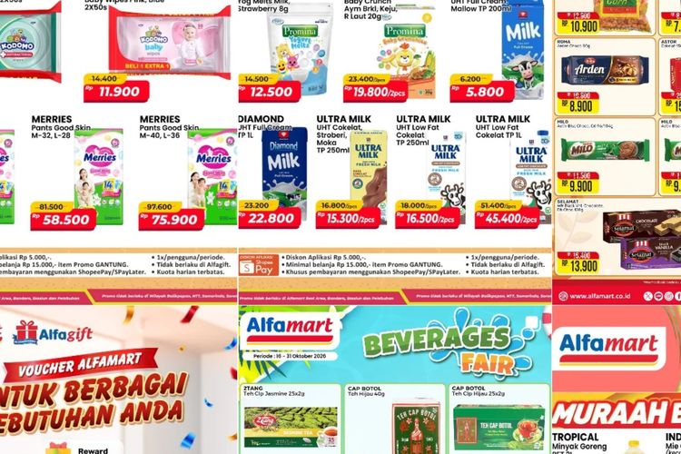 Promo Alfamart Hari Ini 28 Oktober 2026, Bahan Dapur Harga Hemat Mulai Rp 7.000-an