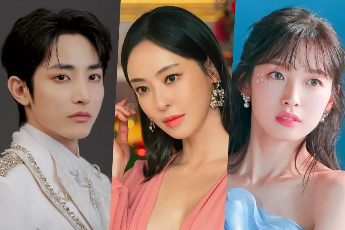 (Dari kiri) Lee Soo Hyuk, Lee Da Hee, dan Arin Oh My Girl akan membintangi drama berjudul S Line.