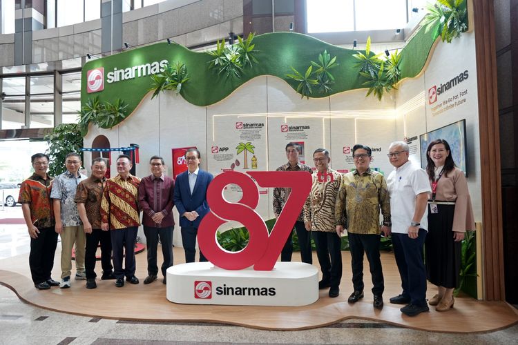 Perayaan HUT ke-87 Sinar Mas di Sinar Mas Land Plaza, Jakarta Pusat.