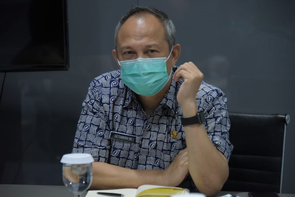 Sekretaris Daerah  Pemprov Jabar sekaligus Ketua Gugus Tugas Percepatan Penanggulangan Covid-19 Jabar Setiawan Wangsaatmaja