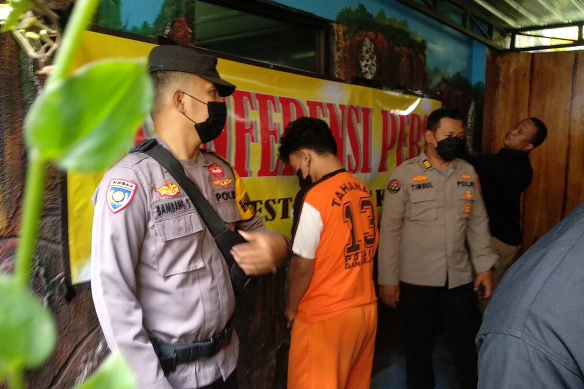 Pelaku S berhasil ditangkap oleh pihak kepolisian, Senin (3/1/2022)