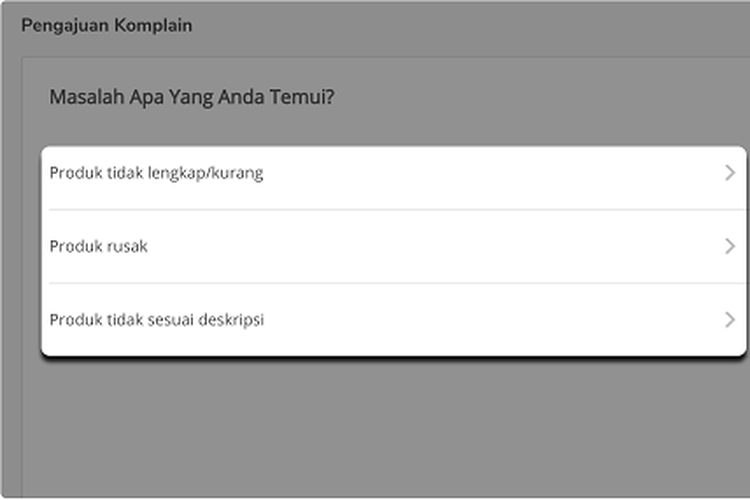 Cara mengajukan pengembalian barang Tokopedia.