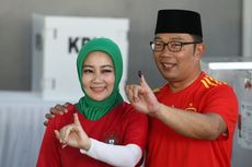 Pasangan Rindu Menang di Tempat Ridwan Kamil Mencoblos