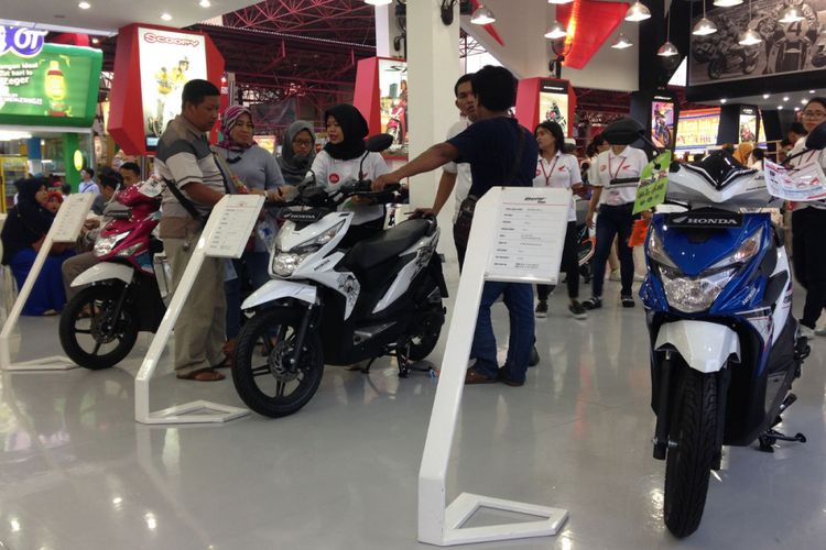 Honda di Jakarta Fair Kemayoran 2017.